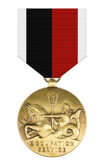 Navy Occupation Medal military award ribbon - SuperThin Ribbons