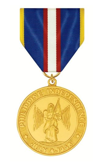 Philippine Independence Medal military award ribbon - SuperThin Ribbons