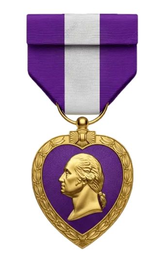 Purple Heart Medal military award ribbon - SuperThin Ribbons