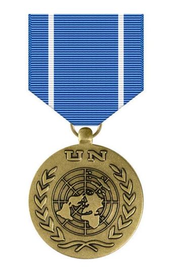 United Nations Medal military service award ribbon - Super Thin Ribbons