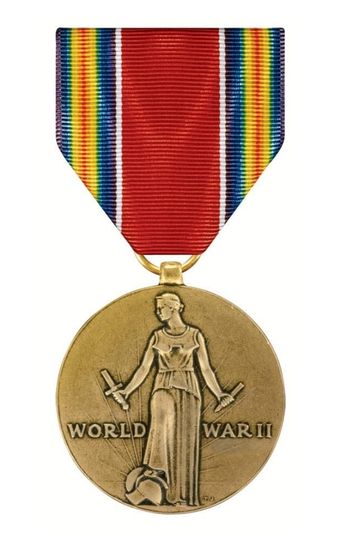 World War II Victory Medal military award - Super Thin Ribbons